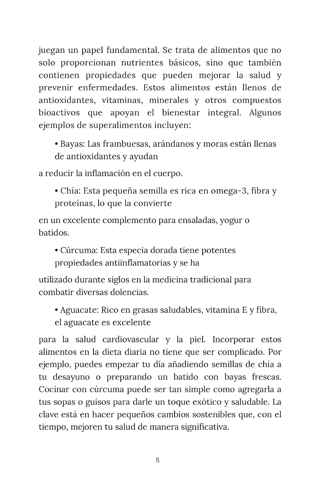 Página interior Cuerpo Mente y Alma - Bienestar integral INKORA