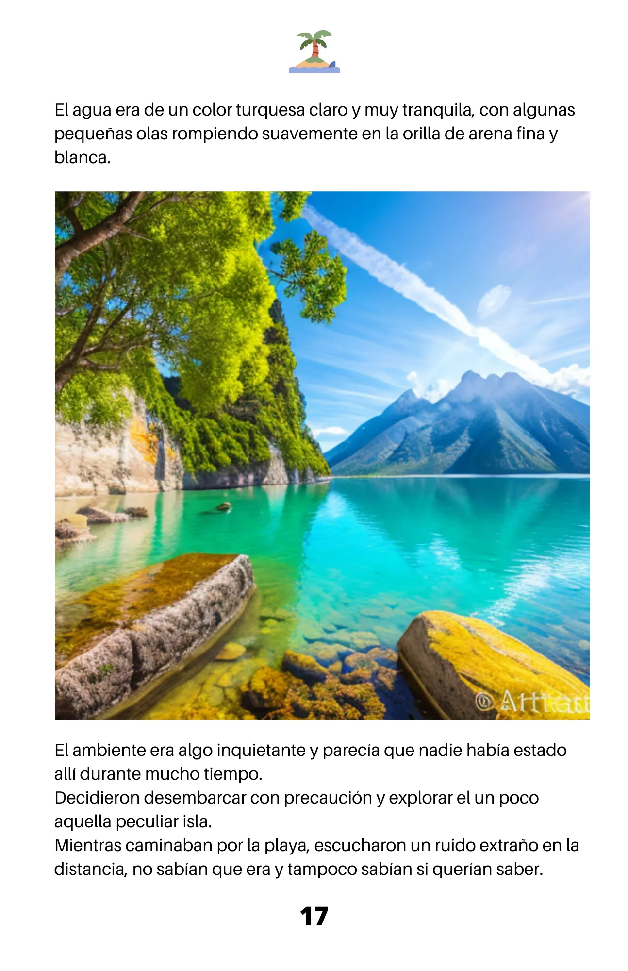 Página interior de La Llave Mágica - Libro de aventuras para niños