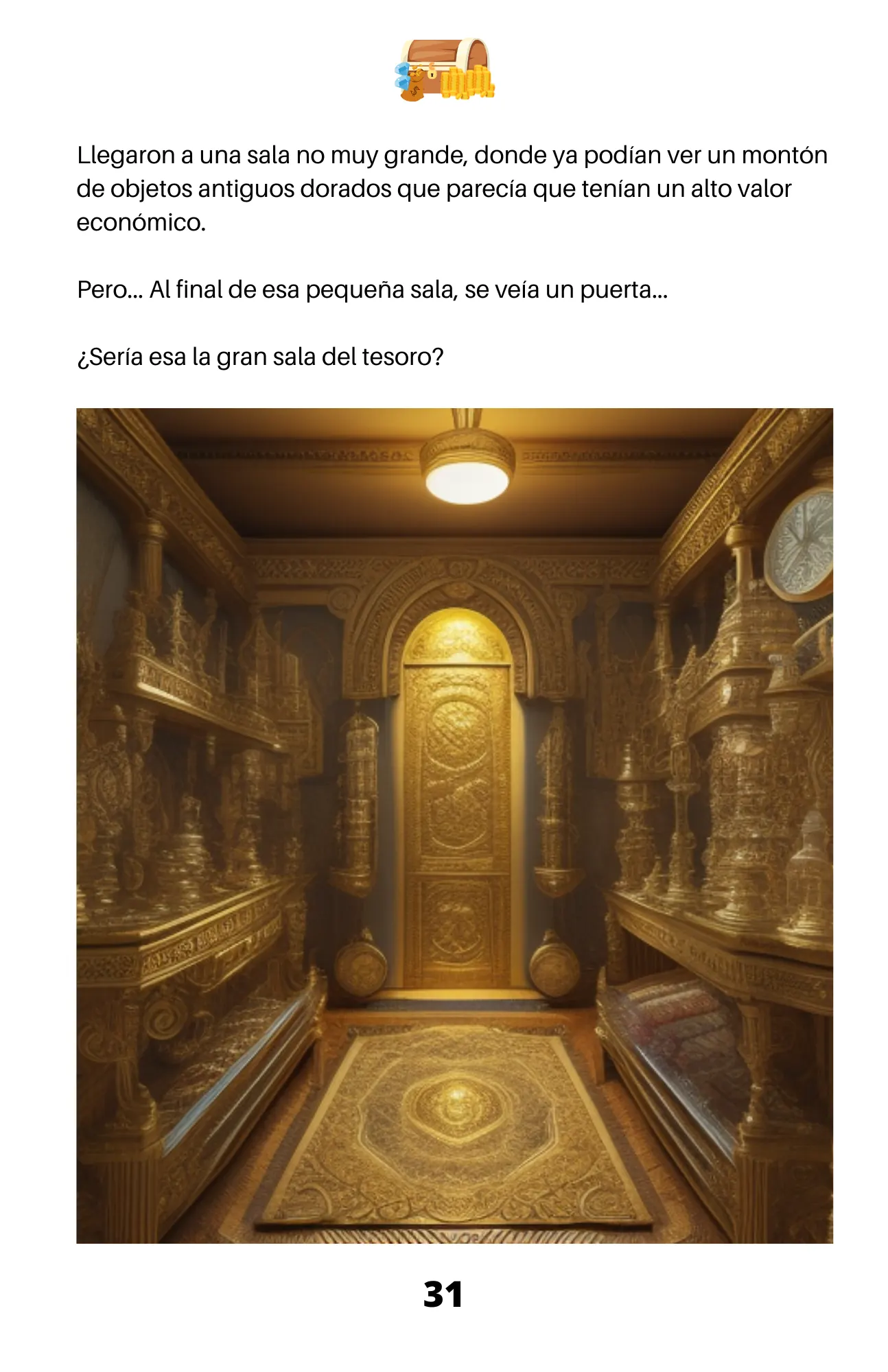 Página interior de La Llave Mágica - Libro de aventuras para niños