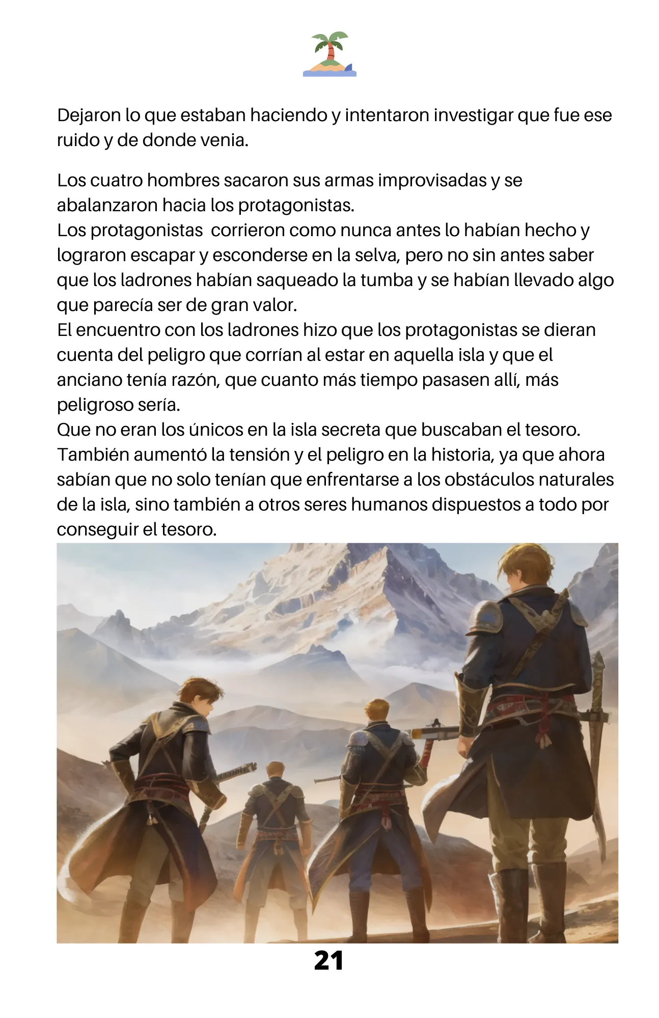 Página interior de La Llave Mágica - Libro de aventuras para niños