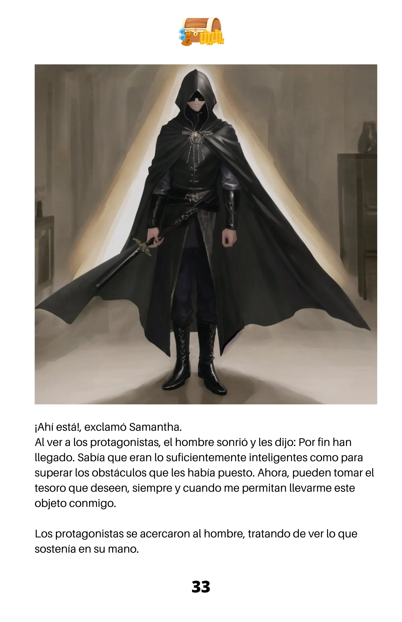 Página interior de La Llave Mágica - Libro de aventuras para niños