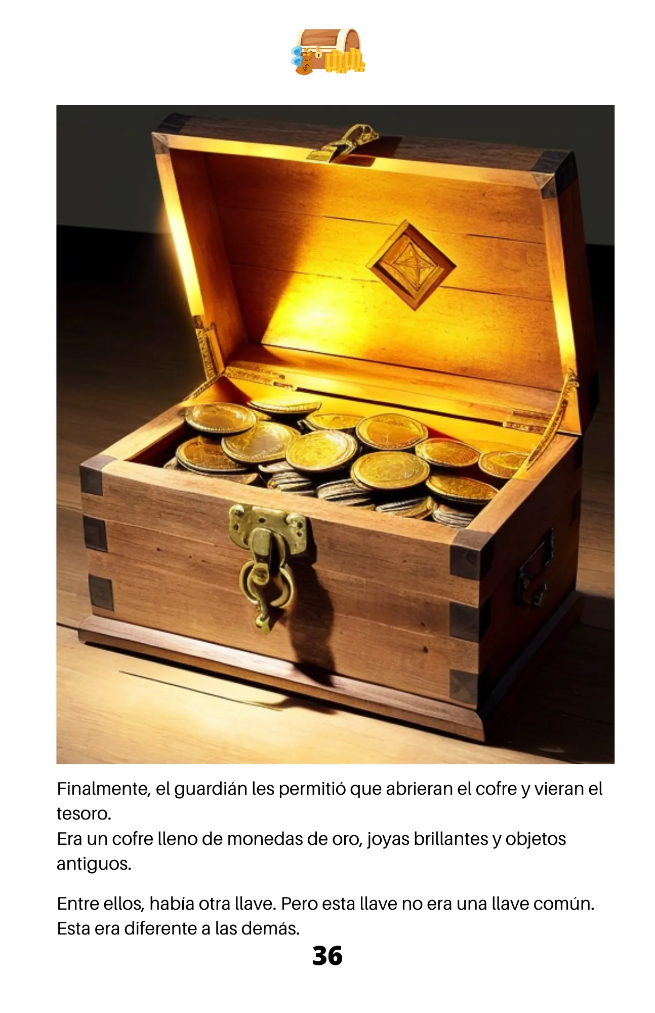 Página interior de La Llave Mágica - Libro de aventuras para niños
