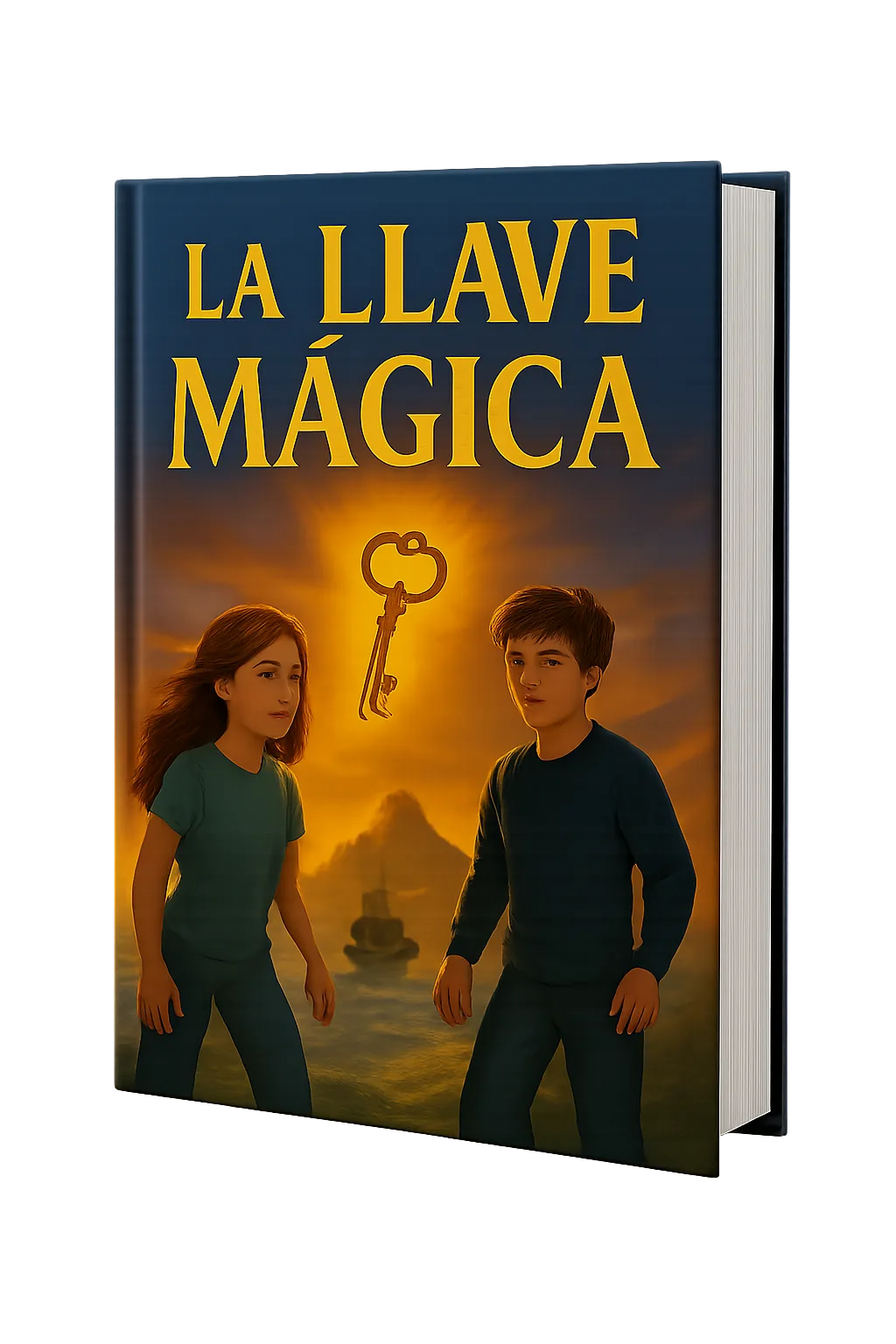 Portada del libro La Llave Mágica - Aventura de piratas para niños INKORA